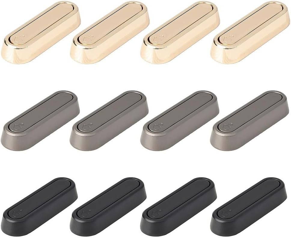  Crochets Muraux Pliables En Alliage De Zinc Pour Serviettes De Salle De Bain Et Ustensiles De Cuisine, Crochets Pour Peignoirs Et Dorés Et Gris (noir)