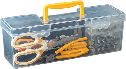  Organisateur De Petite Boîte à Outils | Organisateur De Composants,Boîte De Stockage Compartimentée Transparente Pour Marqueurs Pinces Clés Écrous Électronique Perles Loisirs Créatifs