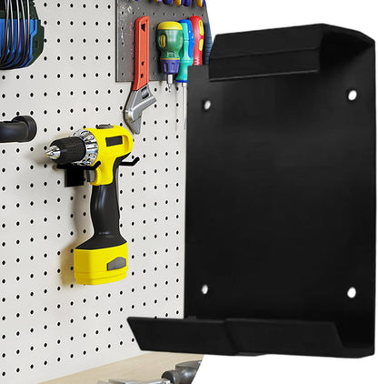 GENERIC Organiseur D'outils Mural | Support Mural De Garage Pour Perceuse Sans Fil - Organisateur Lourd Abri De Rangement D'outils Atelier De Travail Abri De Jardin
