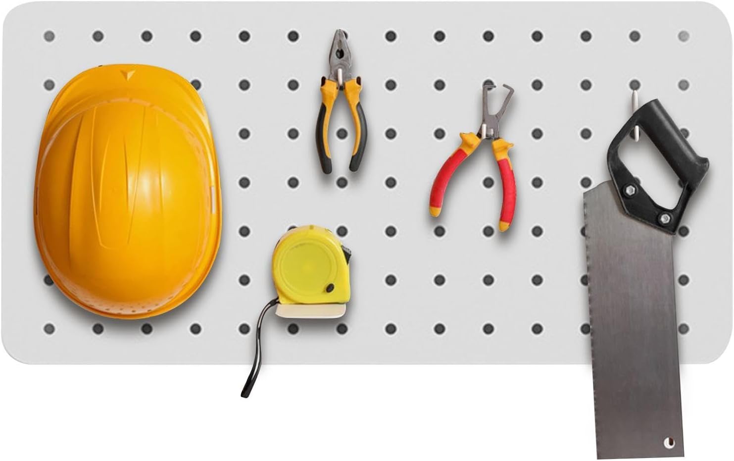  Panneaux Muraux En Panneau Perforé - Organisation Murale Pour Chambre à Coucher, économise De L'espace - Panneaux D'affichage Pour Garage, Atelier, étagère De Rangement Modulaire Robuste Pour Outils
