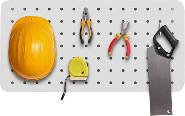  Panneaux Muraux En Panneau Perforé - Organisation Murale Pour Chambre à Coucher, économise De L'espace - Panneaux D'affichage Pour Garage, Atelier, étagère De Rangement Modulaire Robuste Pour Outils