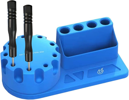  Support Tournevis Polyvalent, Porte-outils Rotatif, Support à Outils De 5,98x2,76x2,17 Pouces Avec Rotation à 360 Degrés, Supportes Rangement Robuste En ABS, Supports Outil Au Design Compact