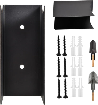  Organiseur Mural D'outils | Rack Mural En Acier Antidérapant 2 Pièces - Rangement Pour Tondeuse à Gazon,Pour Sous-sol, Maison, Magasin De Bricolage, Remise, Jardin, Pelouse, Camping-car, Sports