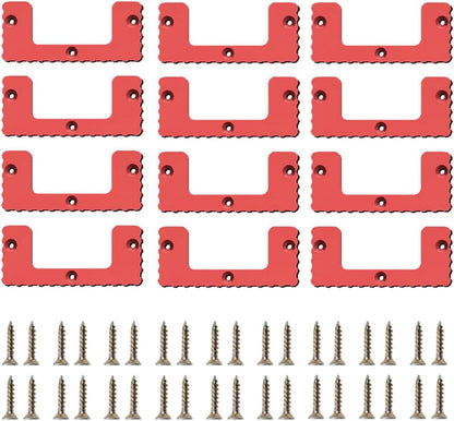  Lot De 16 Taquets De Montage Pour Système De Rangement Mural En Plastique ABS Robuste, Pour Atelier, Garage, Camion, Véhicule