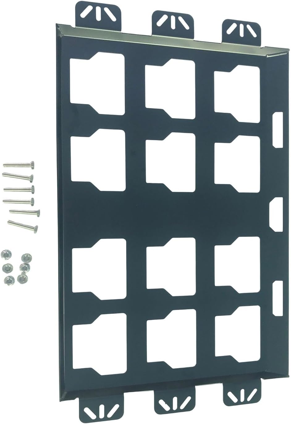  Plaque De Montage Pour Boîtes à Outils - Base De Montage En Aluminium - Boîtes à Outils De Rangement Sur Mur Ou Sol - Accessoires De Montage Mural