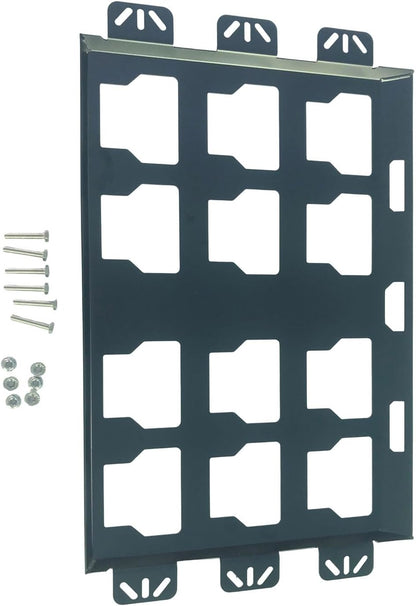  Plaque De Montage Pour Boîtes à Outils - Base De Montage En Aluminium - Boîtes à Outils De Rangement Sur Mur Ou Sol - Accessoires De Montage Mural