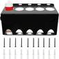  Porte-tube De Mastic | 5 Emplacements De Rangement Pour Mastic | Support Mural Pour Tube à Scellant | Pour Plombiers, électriciens, Décorateurs, Entrepreneurs, Bricoleurs, Charpentiers, Garage, Atelie