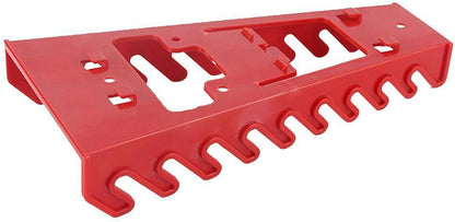 Wrench Organizer, Heavy Duty Wrench Rack Pegboard, 8.66x4.72 Inches Space Saving Screwdriver Tool Storage Stand For Workshop, Garage, Repair Shop, And Living Room
