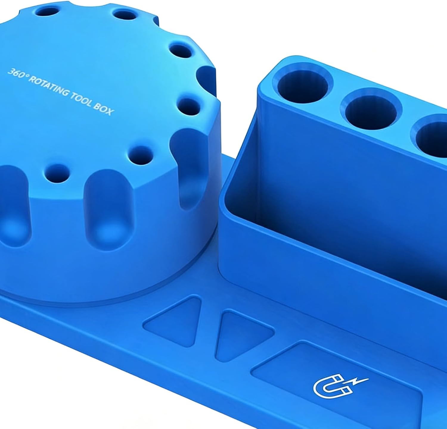  Support Tournevis Polyvalent, Porte-outils Rotatif, Support à Outils De 5,98x2,76x2,17 Pouces Avec Rotation à 360 Degrés, Supportes Rangement Robuste En ABS, Supports Outil Au Design Compact