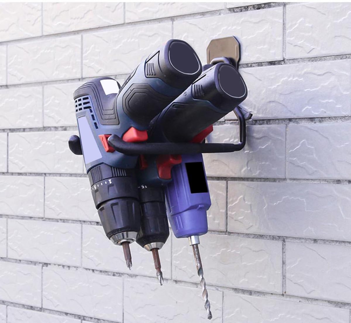  Angoily Porte-parapluie Cintre Robuste Organisateur Outils De Jardin Crochet Mural Pour Balcon Cintre De Garage Support