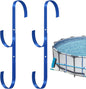  Crochets Pour Perches De Piscine - 2 Crochets D'Équipement De Piscine | Rangement Solide Anti-Rouille Gain De Place Pour Brosses Râteaux Spa
