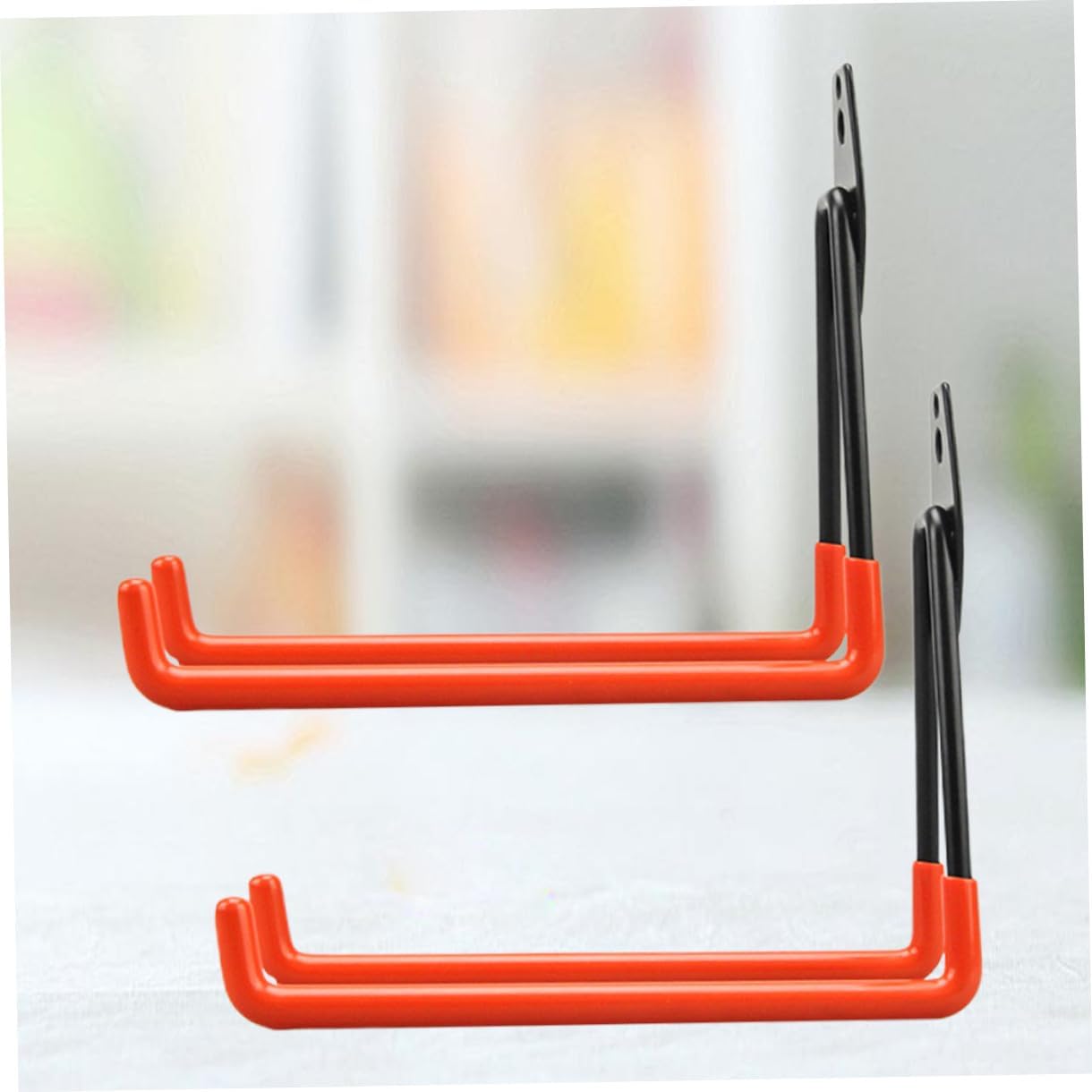 Angoily 2 Pcs Crochets De Rangement D'entrepôt En Fer Pour Outils Et Grands Objets Fixation Murale Facile Pour Garage, Jardin Ou Balcon