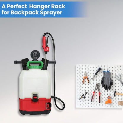 Cintre Pulvérisateur à Dos – Rangement Mural Robuste Pour Outils De Garage, Organisateur Peu Encombrant Pour Souffleur De Feuilles Et Tuyaux Industriels, Améliore L'efficacité Du Garage, Organiseur De