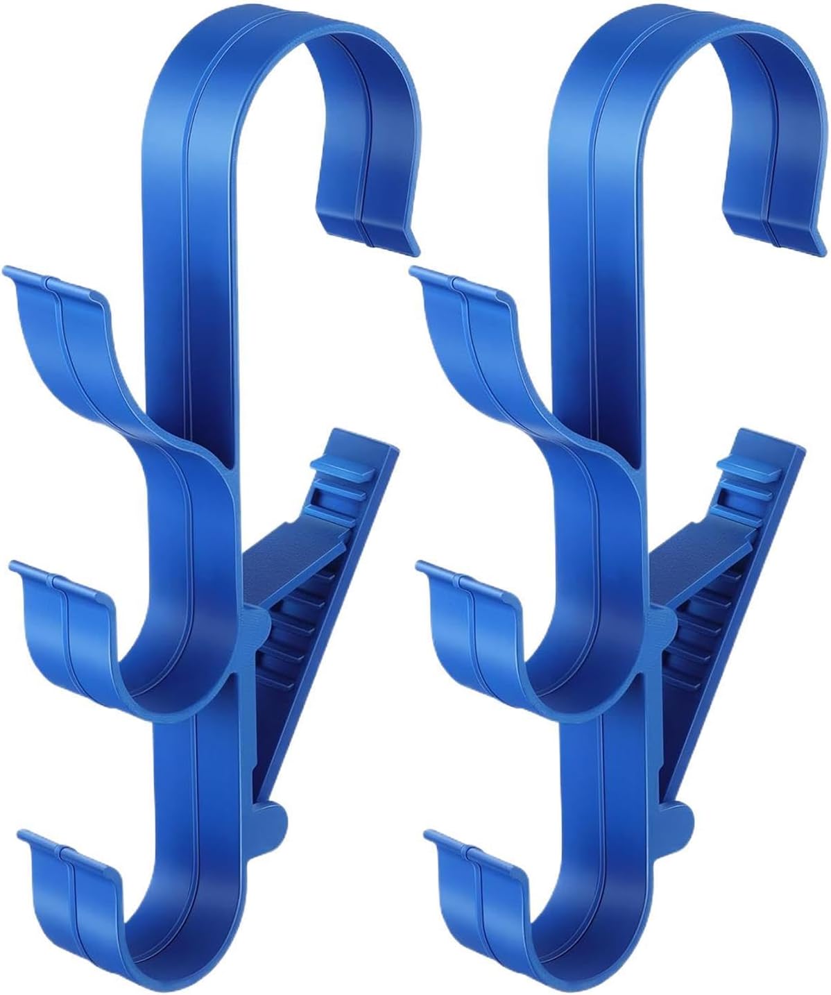 GENERIC Crochets D'équipement De Piscine – Support De Rangement Réglable à 3 Crochets | Support De Poteau De Piscine – Pour Tiges Télescopiques, épuisettes, Brosses, écumoire, Tuyau D'aspirateur, Outils De