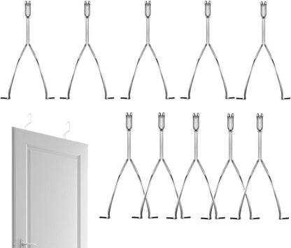 Genérico Crochets Pour Porte D'armoire Pour Peinture Par Pulvérisation | 10 Crochets Suspendus En Acier Inoxydable – Rack De Séchage Portes Pour Peinture Aérosol – Pour Peintres, Maison, Atelier, Menuiserie