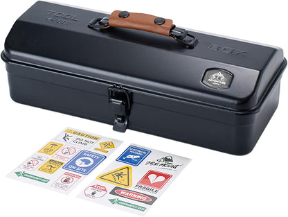  Boîte De Rangement En Métal Portable Portable, étui à Outils En Fer De Camping, Organisateur De Toit De Hanche, Poignée De Transport Robuste, Autocollants Bonus Inclus, Parfait Pour L'extérieur, L'équ