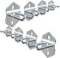  OUNONA 10 Pièces Crochets De Rangement Multi Fonctions Acier Pour Organisation Murale Des Outils Accessoires