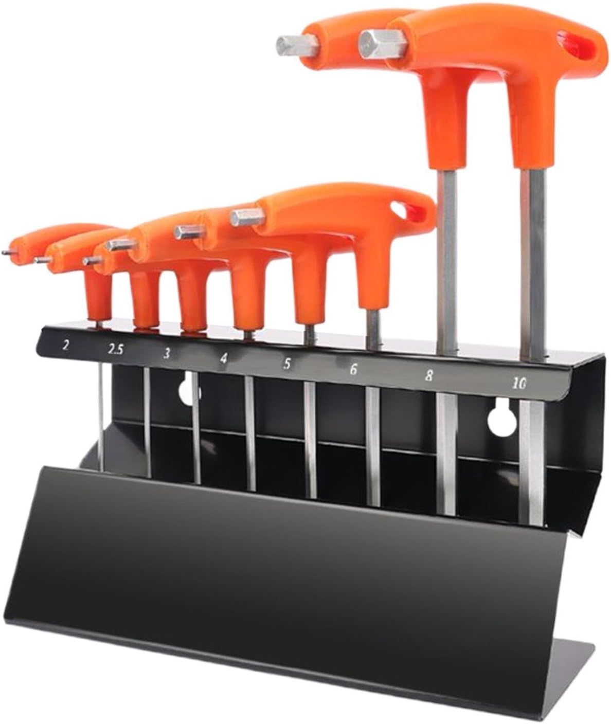 GENERIC Support De Rangement Pour Clés – Support Hexagonal Pour Garage | Organiseur D'outils Robuste Avec Cadre Peu Encombrant Et Fonctionnalités Multi-fentes Pour Atelier, Réparation, Atelier, Salon, Projets