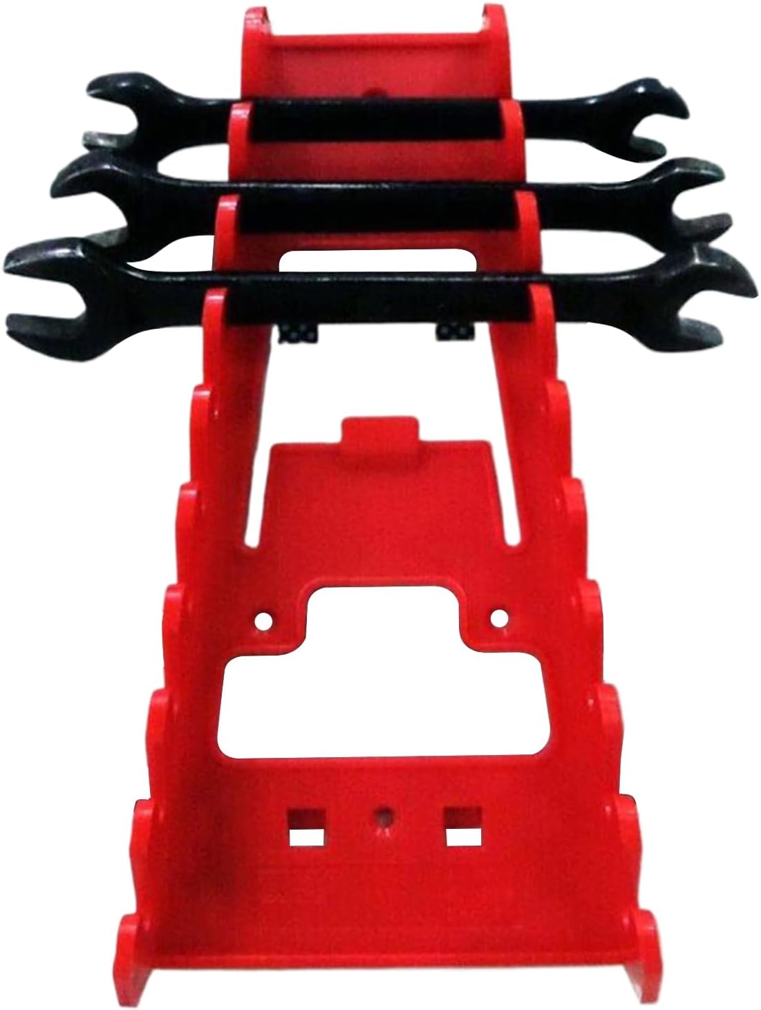  Générique Wrench Organizer, Heavy-Duty Rack For Pegboard, Space-Saving Tool Holder For Screwdrivers And Spanners, Storage Stand For Garage, Workshop, Repair Shop, Living Room