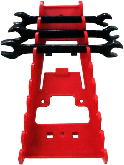  Générique Wrench Organizer, Heavy-Duty Rack For Pegboard, Space-Saving Tool Holder For Screwdrivers And Spanners, Storage Stand For Garage, Workshop, Repair Shop, Living Room