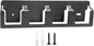 GENERIC Organiseur Mural Pour Piles 4 Emplacements En Acier Massif Robuste | Rack De Piles 18 V – Pour Salon, Chambre à Coucher, Bureau, Garage, Maison, Bureau Et Intérieur