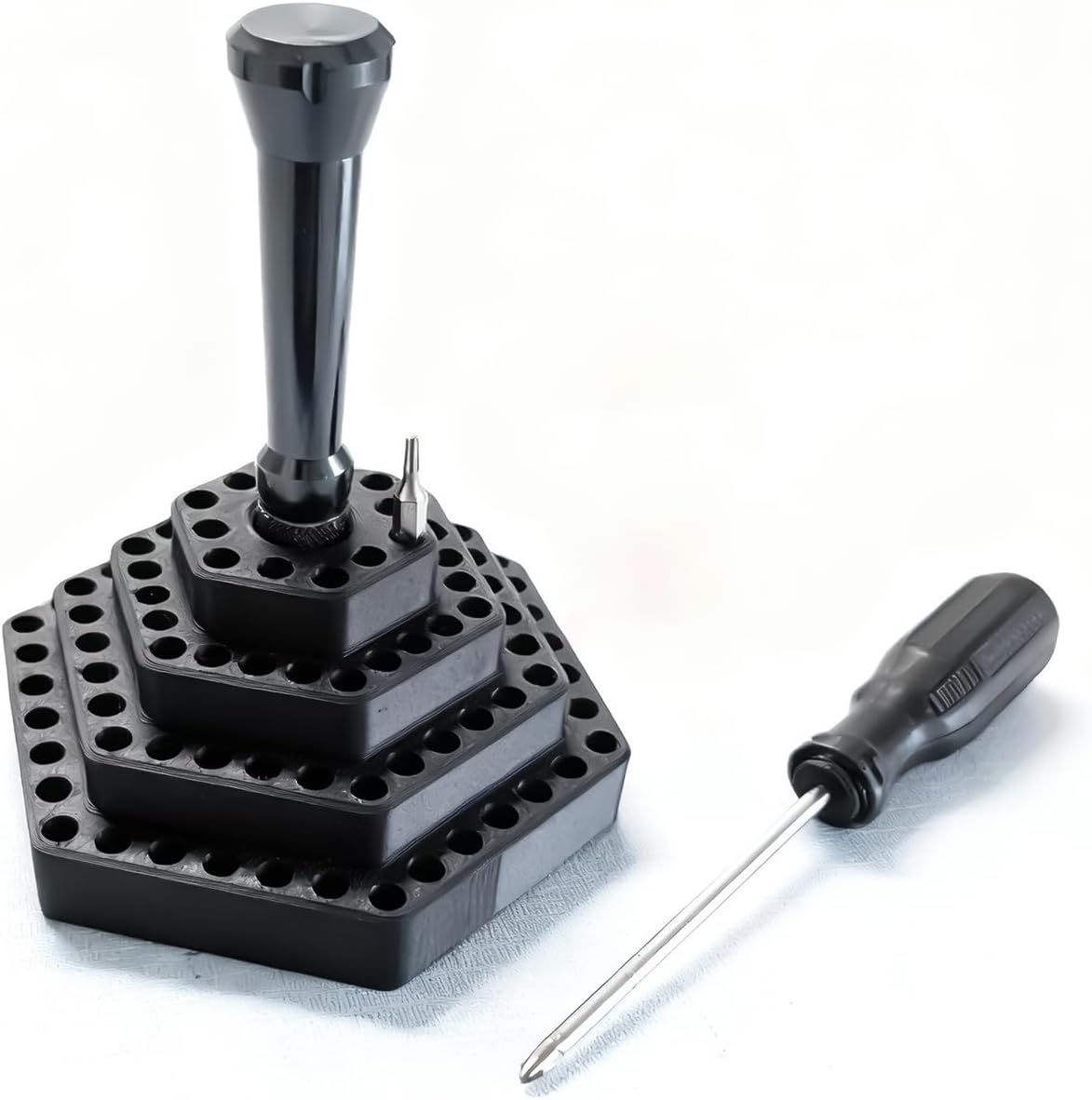 GENERIC Porte-embouts Hexagonaux – Organiseur D'embouts Hexagonaux De 4,8 Mm – Organisateur D'embouts Hexagonaux – Pour Garage, Travail Du Bois, Outils électriques, Construction, Charpentier électrique
