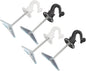  ULTECHNOVO Crochets De Plafond Et Décoration D'espace Pratique Pour Rangement Suspendu En Alliage De Zinc Lot De 4 Pliables Robuste, Faciles à Installer
