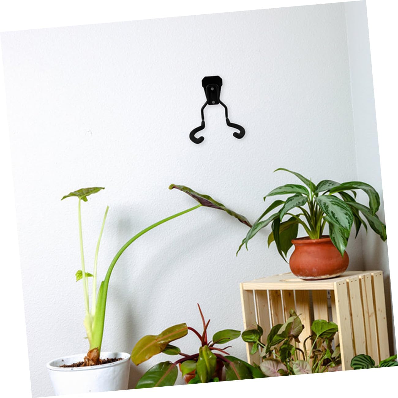  Toyvian Crochet Mural Utilitaire Lourd Pour Garage Support Résistant Pour Outils Électriques Rangement Suspendu Pour Vélos Jardin Et Atelier Kit Installation Inclus