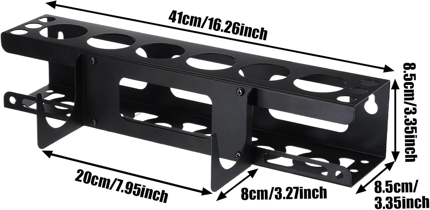 GENERIC Support De Tube De Calfeutrage, Support Mural Robuste, Rangement D'outils Pour Garage, Rénovateurs, Entrepreneurs, Personnel D'entretien, Gestionnaires D'installations