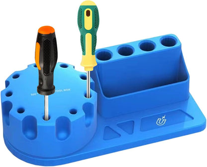  Support Tournevis Polyvalent, Porte-outils Rotatif, Support à Outils De 5,98x2,76x2,17 Pouces Avec Rotation à 360 Degrés, Supportes Rangement Robuste En ABS, Supports Outil Au Design Compact