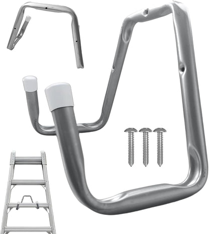  Crochets D'échelle – Support De Tuyau Utilitaire, Crochet Robuste Pour échelles Avec Construction En Acier Durable, Organiseur Mural, Rangement D'outils Et D'échelles, Garage, Abri De Jardin