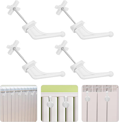 VALICLUD Crochets Muraux Forme Polyvalente En Plastique Blanc Pour Radiateur Lot De 20 Support Solide Et Installation Rapide Maison Salle De Bain