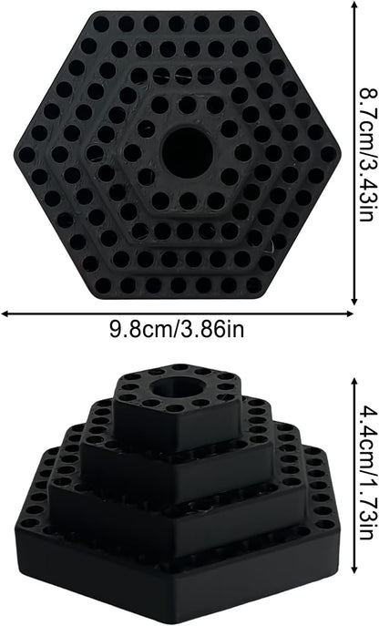  Porte-de Tournevis - Organisateur Pour Hexagonaux 4.8 Mm | Organisateur D'accessoires Pour Tournevis,Pour Garage, Travail Du Bois, Outils Électriques, Construction, Placoplâtre, Charpentier, Maison