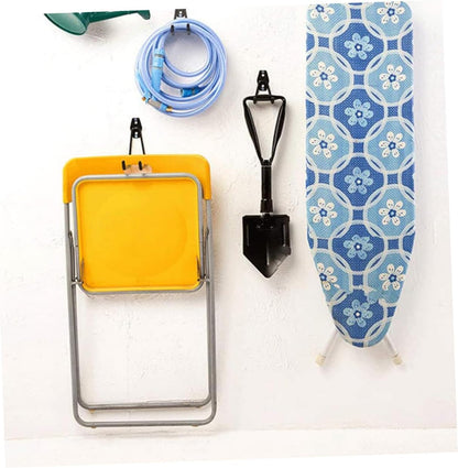  Gatuida 2 Pièces Crochet Mural Lourd Support Robuste Pour Garage Et Atelier Crochet De Rangement Suspendu Pour Outils Lourds Jardin Cave Noir Petite Courbure