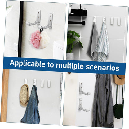  Ciieeo Lot De 6 Muraux Pliables Peu Encombrants Pour Cuisine À À Main Finition Argentée
