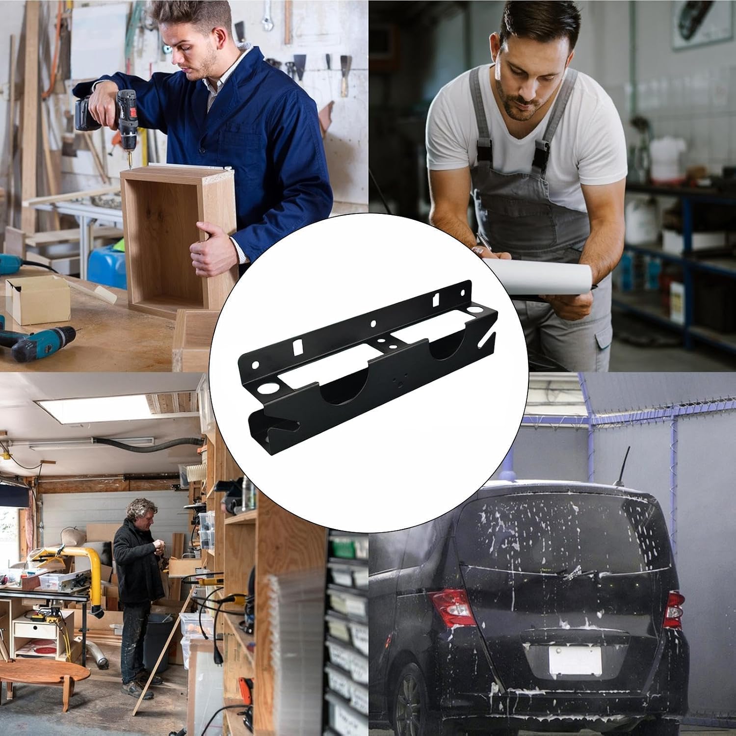  Support De Meuleuse D'angle, Support De Rangement Pour Meuleuse D'angle, Organisateur Mural, Solutions De Rangement D'outils, Organisation De Garage, Porte-outils Multifonctionnel, Rangement D'outils