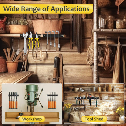  UCINNOVATE Barre Porte-outils Magnétique De 20,3 Cm Pour L'organisation Du Garage