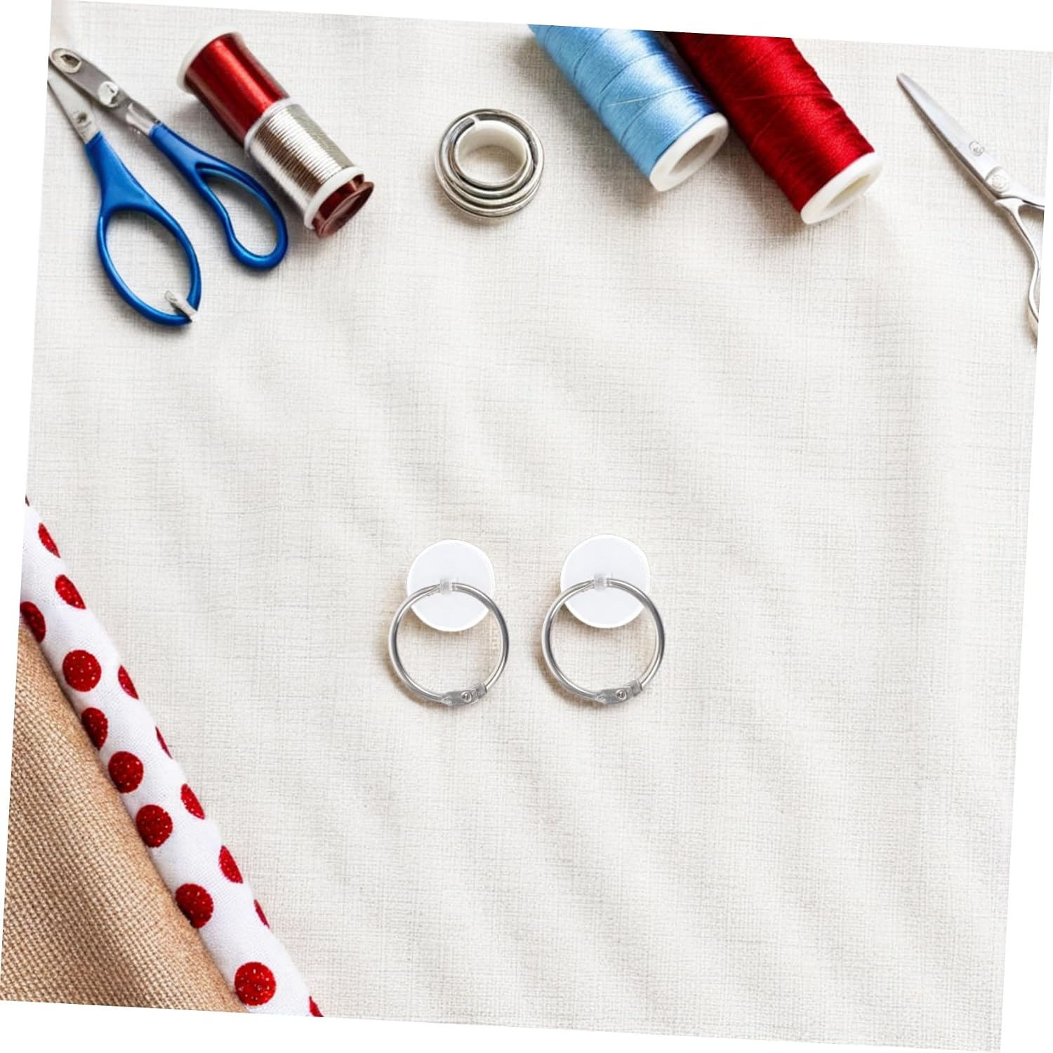  Cabilock 50 Ensembles Lot De Crochets Auto Adhésifs Pour Plafond Avec Anneaux De Fixation Supports Transparents Discrets Pour Décorations Légères Et Événements Festifs