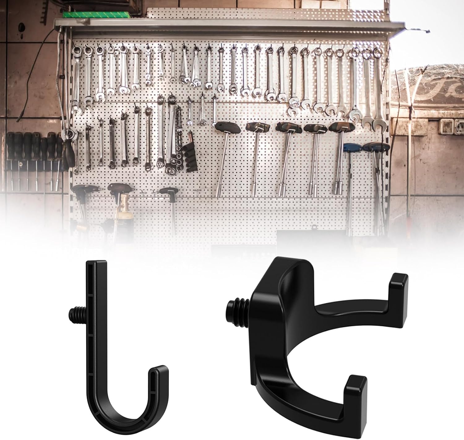  Un Lot De 6 Pièces De Fixation Robustes En Polystyrène, Adaptées Pour Les Abris De Rangement, Parfait Pour Accrocher Des Outils, Des Escaliers Et Des équipements Lourds, Des Fixations D'abri