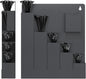  Support Mural Pour Colliers De Serrage,Stockage 6 Poches Pour Abri De Jardin,Stockage Attaches-Câbles Électriques - Pour Professionnels Installateurs Propriétaires Bureau à Domicile Studio Atelier Gar