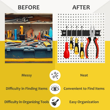  UCINNOVATE Barre Porte-outils Magnétique De 20,3 Cm Pour L'organisation Du Garage