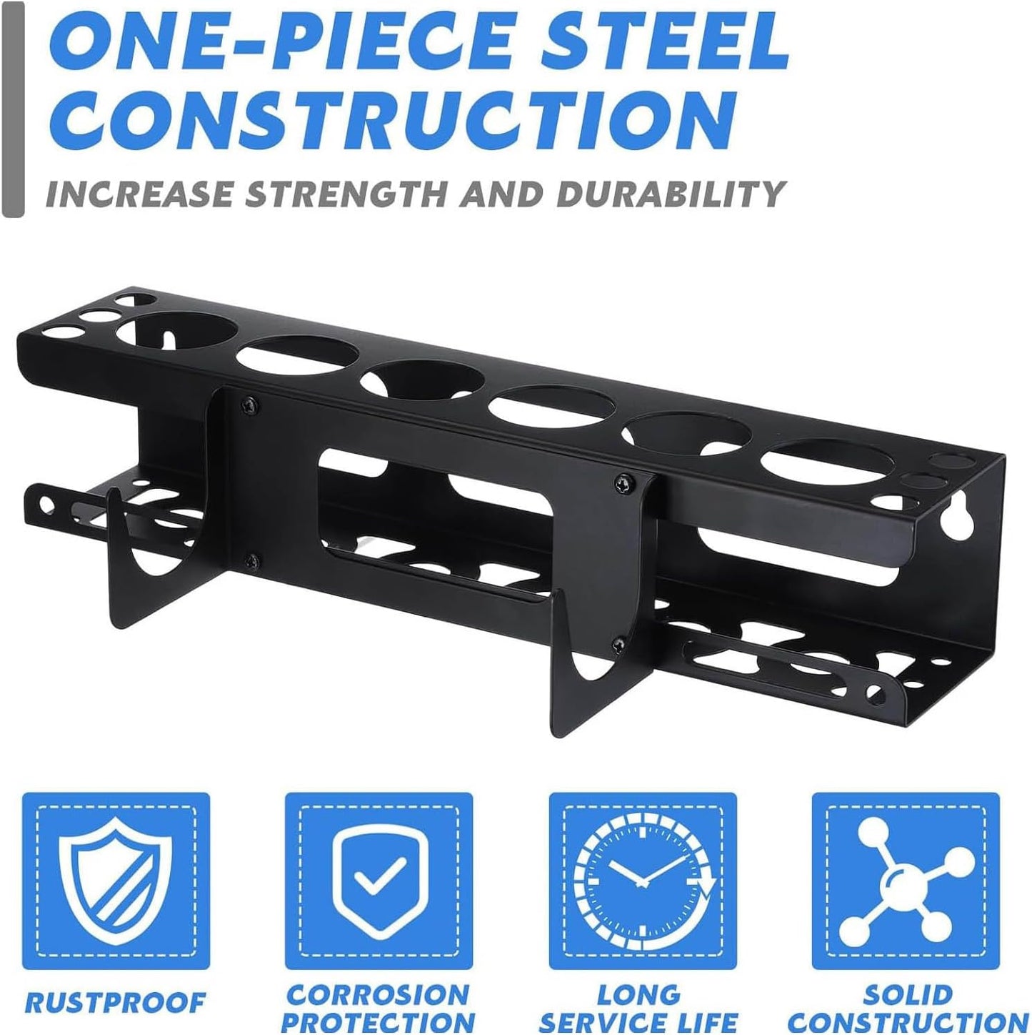 GENERIC Support Mural Robuste Pour Buse De Mastic - Rangement De Calfeutrage à La Main Pour Travailleurs De La Construction, Rénovateurs, Bricoleurs, Personnel D'entretien