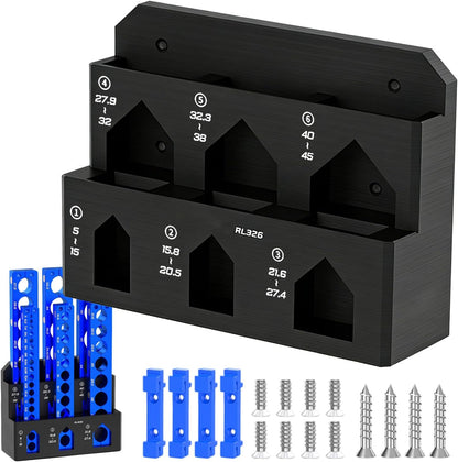  Support De Rangement Pour Outils – Organisateur D'établi De Vélo à 6 Emplacements, Support De Pince Pour Outils De Réparation Robuste Avec Conception Peu Encombrante, Solution De Rangement Polyvalente