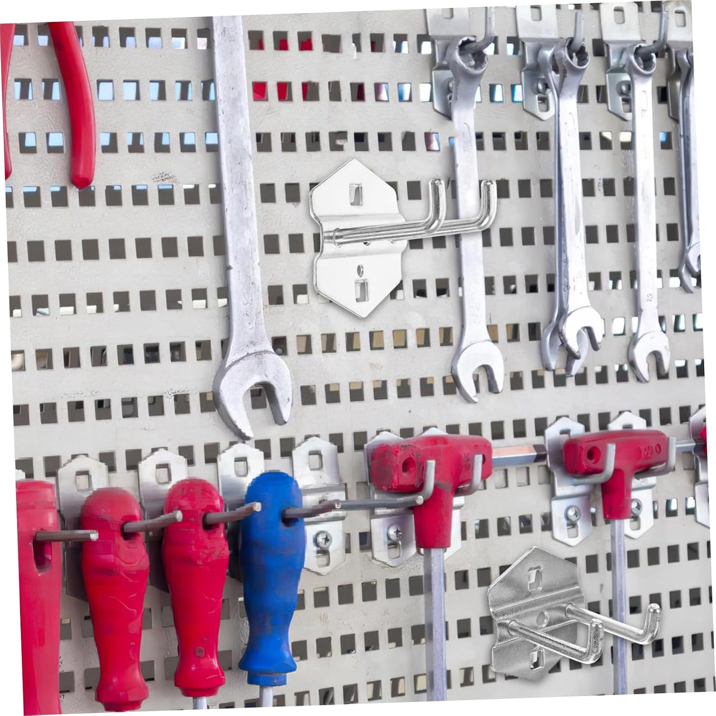  Housoutil 5pièces Crochets Pour Panneaux Perforés Crochets De Suspension Pour Ranger Outils Et Objets Accessoires Pratiques Pour Organisation Maison Et Cuisine