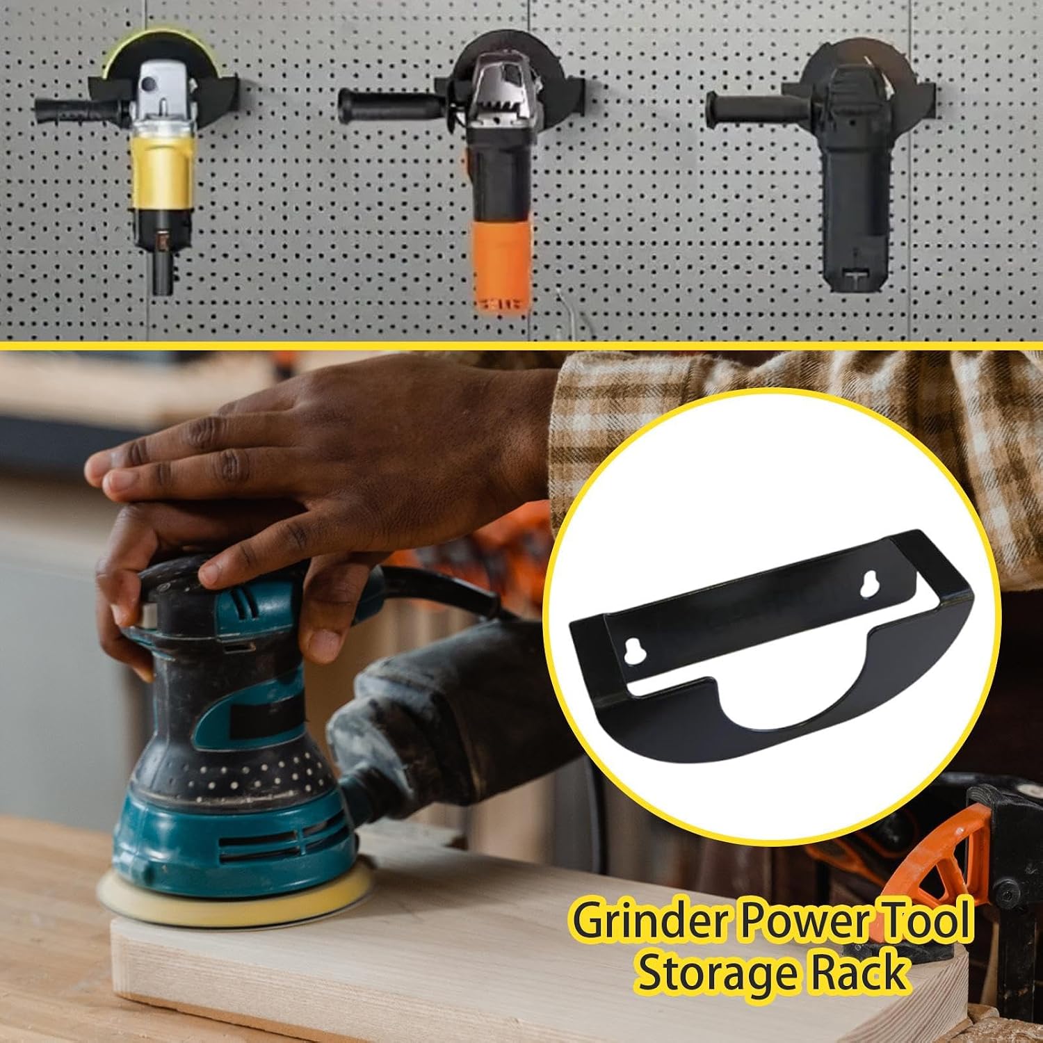  Générique Organisateur D'Outils Électroportatifs,Support Mural Métallique Pour Outils | Système De Stockage Résistant à L'Usure Pour Atelier, Garage Et Établi