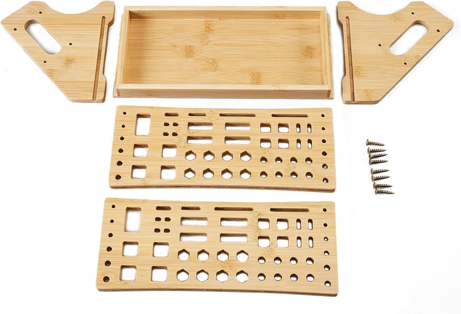  Support à Outils – Support De Tournevis En Bois 53 Trous, Organisateur De Plateau De Rangement, Affichage Compact Pour Outils à Main, Conception Facile D'accès, équipement D'atelier, Pour Garage, Bure