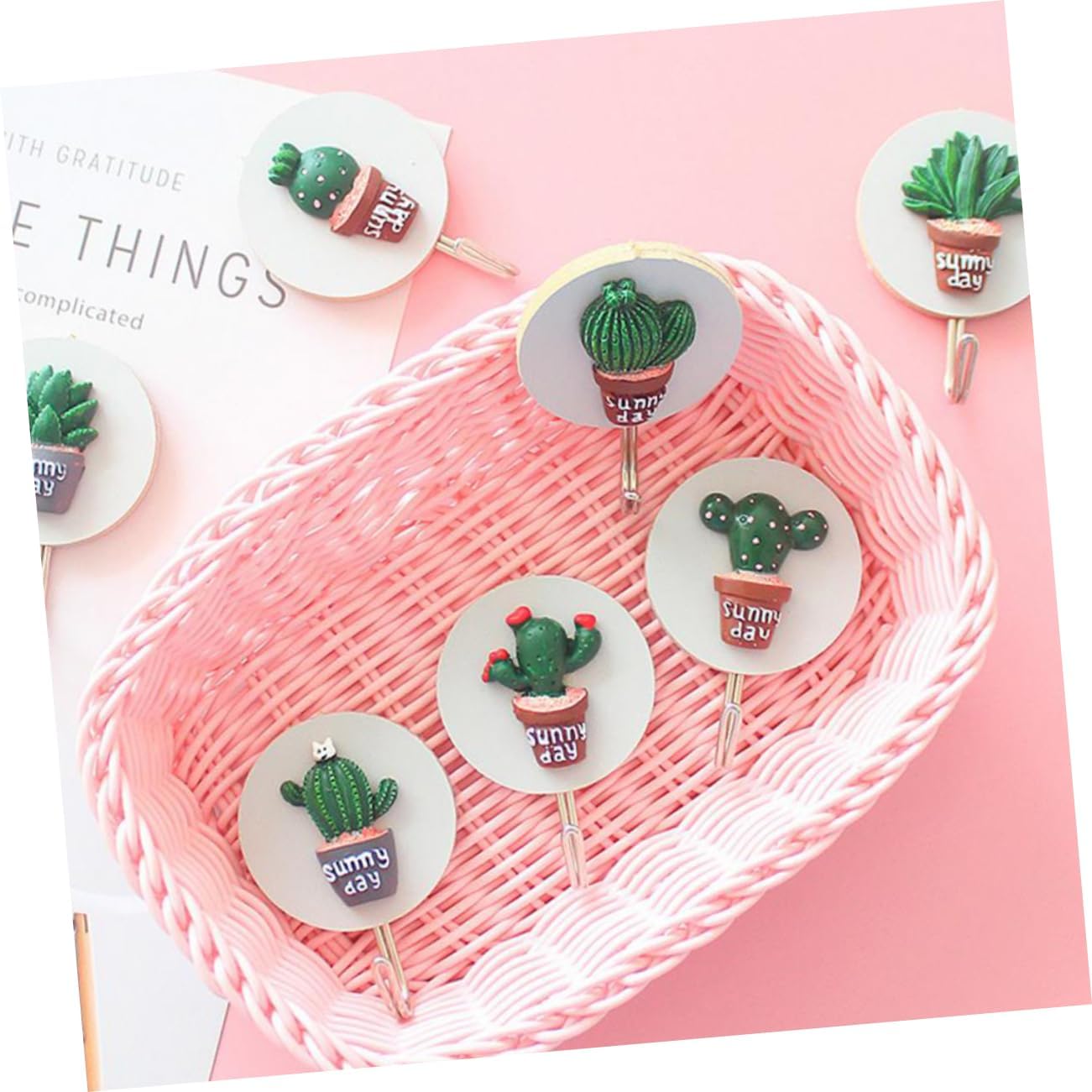  Ciieeo 2 Ensembles Crochets Étagère De Rangement Support Mural Crochet Pour Garage Pour Fournitures Pour Cuisine Pour Casiers Bambou 5 Pièces * 2