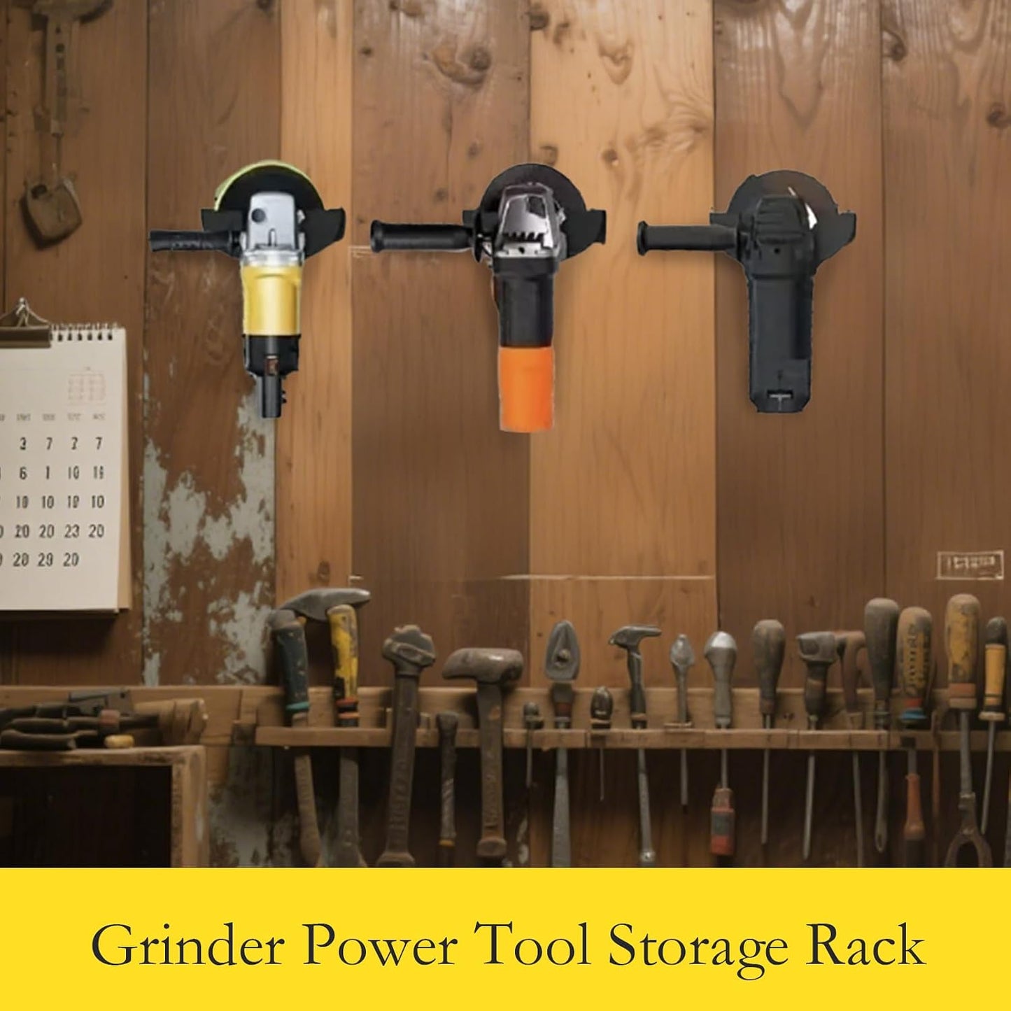  Générique Organisateur D'Outils Électroportatifs,Support Mural Métallique Pour Outils | Système De Stockage Résistant à L'Usure Pour Atelier, Garage Et Établi