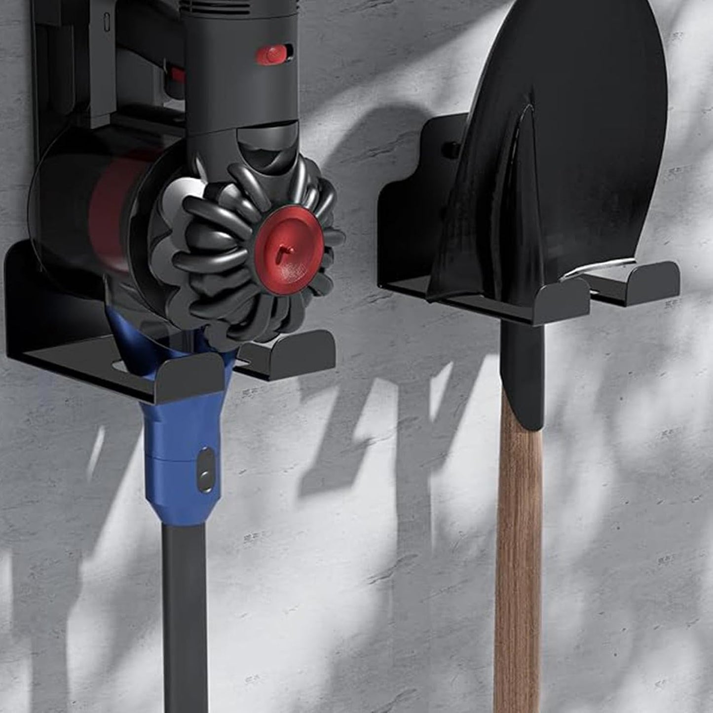 GENERIC Cintres à Outils De Jardin | Organiseur Mural En Acier Pour Garage, Coupe- , Support Mural, Pour Intérieur Et Extérieur, Jardin, Ferme, Sous-sol, Pelle, Râteau, Balai, Câble De Perceuse