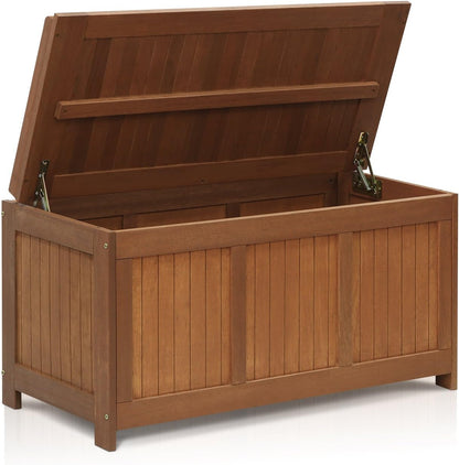  Furinno Tioman Extérieur Bois Dur Boîte De Rangement, Naturel